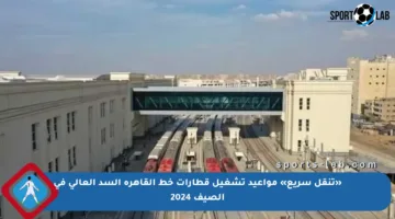 «تنقل سريع» مواعيد تشغيل قطارات خط القاهرة السد العالي في الصيف 2024